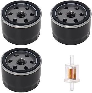 492932S Oil Filter for Briggs & Stratton 492932 491056 AM125424 GY20577 Kawasaki 49065-7007 Bad Boy 063-2004-00 Kohler 28-050-01-S LG492932S Lawn Mower with 691035 Fuel Filter