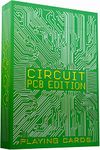 Circuit PCB Edition Playing Cards with Free Card Game eBook, Creative Deck of Cards, Premium Card Deck, Cool Poker Cards, Unique Bright Colors for Kids & Adults, Computer Themed, Black Playing Cards
