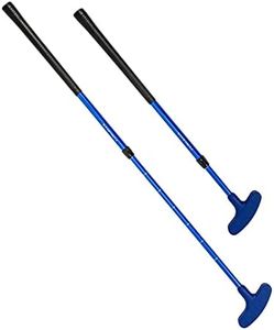 koolsoo Adjustable 2-Way Collapsible Right and Left Handed Golf Putter/Portable Travel Putter - Golf Club Accessories Kids Gift - Blue