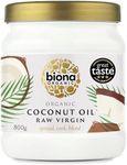Biona Organic Raw Virgin Coconut Oil 800g - Great Taste Award 2024 Winner - Versatile Cooking Ingredient & Natural Beauty Product