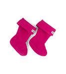 Hatley Girl's Magenta Boot Liners Ankle Socks, Magenta, M UK