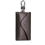 Leather Car Keychain Wallet Bag Cas