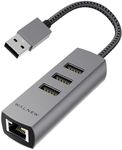 WALNEW USB 3.0 Ethernet Adapter, 4-