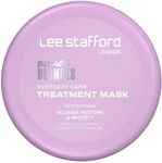 Lee Stafford Daily Blonde Hair Mask | Bleach Blondes Everyday Treatment - Hydrates Dry, Damaged, Bleached Hair Neutralizes Yellow Tones, Brightens & Refreshes for a Lighter Blonde, 16.7 Fl Oz