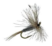 Fly Fishing Flies for Trout - Adams Dry Fly Pattern - Hand Tied Size 12, 14, 16, 18 - Famous Attractor Pattern (12)