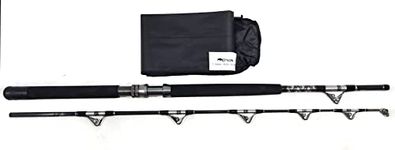 Bison 2 Section 6' All Roller Eye 30/50lb Boat Fishing Rod