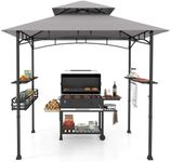 COSTWAY 2.5M (8ft) Grill Gazebo, Fi