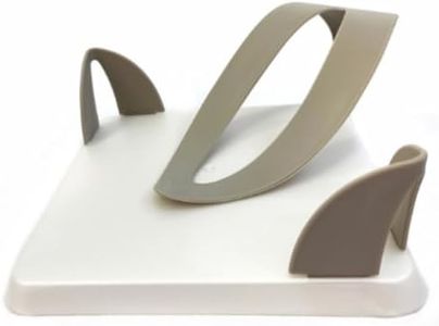 Ecoplast | Portatovaglioli di Carta, Portatovaglioli da Tavola Colore Bianco Perla & Tortora, 19,4x19,4x8,5, Made in Italy