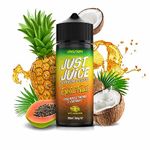 Just Juice 70/30 Vape Liquid with No Nicotine, 100ml 0mg Pineapple, Papaya & Coconut Vape Juice, No Nicotine E Liquid for E-Cigarette, Nic Free Eliquid, Vaping Liquids, 70VG 30PG