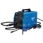 Draper 70047 Gas/Gasless MIG Inverter Multi-Welder DTi, 160A, Blue, One Size