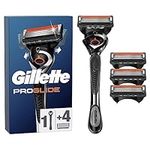 Gillette ProGlide Men's Razor with Flexball Technology + 3 Razor Blade Refills with Precision Trimmer, 5 Anti-Friction Blades