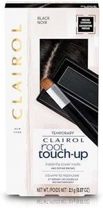 Clairol Root Touch-Up Temporary Concealing Powder, Black Hair Colour, Pack of 1