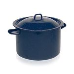 IMUSA 6.0qt Enamel Stock Pot, Blue