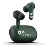 GOBOULT Z20 Truly Wireless Bluetooth Ear Buds with 51H Playtime, Zen™ Calling ENC Mic, Made in India, Low Latency Gaming, Touch Controls, Rich Bass Drivers, TWS Earbuds Bluetooth Wireless (Pine Green)