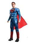 Rubie's 820952STD000 Superman Costume JUSTICE LEAGUE PART 1 - D C Adult Fancy Dress, Mens, Multicolour, STD