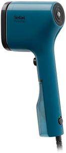 Tefal, Pure Pop Handheld Garment Steamer Marine Blue, 1300W of Power 20g/min, DT2020, Garment Care, Reversible Lint Pad, Travel Bag Included, Fast Heat Up