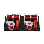 Zerone 2Pcs Speaker Frequency Divider Board 2 Way Tweet/Low 2 Unit 2 Unit Hi-FI Audio Filter Filter DIY Module