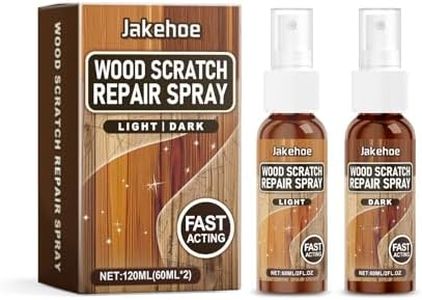 Wood Scratch Repair Spray, Light and Dark, Fast-Acting, 120ml