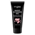 MYGEL by Mylee Magic Extender Gel – Long Lasting Wear, Natural Look, Nail Extension Gel, for Beginners & Salon Professionals, Acrylic Nail Thickening Builder Gel, Nail Art - 60 Gram Tub (Perfect Pink)