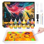 Water Marbling Paint for Kids - Arts and Crafts for Girls & Boys Crafts Kits Ideal Gifts for Kids Age 6+ 8-12