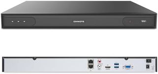 ONWOTE 6K 12MP 32 Channel NVR, Smart ACU Search, 4 SATA Support 40TB, Only Work with ONWOTE 12MP/ 4K 8MP/ 6MP/ 5MP PoE IP Cameras, 32CH Security Recorder Work with PoE Switch (No HDD Included)