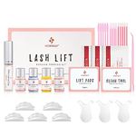 ICONSIGN Lash Lifting Kit Eyelash Perm Kit Upgraded Version Lash Curling, Effective Economical Lash Lifting with Whole Tools, Semi-Permanent Curling Perming Wave Suitable For Salon