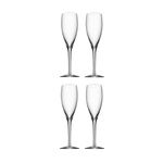 Orrefors More Champagne Flute, Set of 4