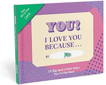 Knock Knock I Love You Because Book Fill in The Love Fill-in-The-Blank Book & Gift Journal (25 Prompts), 5 x 5.75-Inches