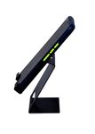 invont Metal Black Powder Coated Mobile Stand | Unique and Stylish Design | Compatible with Perfect for Office Table Desk | Phone Stand for All Smartphones, Tablets, Kindle, iPad