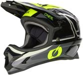 O'NEAL | Mountain Bike Helmet Full Face | MTB DH Downhill FR Freeride | ABS Shell, Magnetic Closure Exceeds Safety Standard EN1078 | SONUS Helmet Split V.23 | Adult | Black Neon Yellow | S