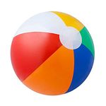 20in Beach Ball Inflatable Rainbow Coloured Holiday Swimming Pool Party Toys Blow Up Summer Outdoor Games