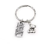 It's All About.You! Find Joy in The Journey Baby Shower Teddy Bear Keychain 105G