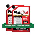 FlatOut FlatOut Off Road Tire Sealant, Outdoor Power Equipment Formula, Prevents Flat Tires, Fix a Flat Tire, Seals Leaks, Contains Kevlar, 32 Ounce Bag, 2-Pack