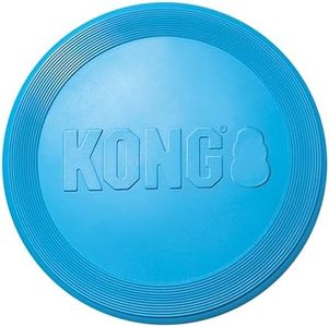 KONG - Puppy Flyer - Teething Rubber, Flying Disc Dog Toy (Assorted Colours) - for Small Puppies