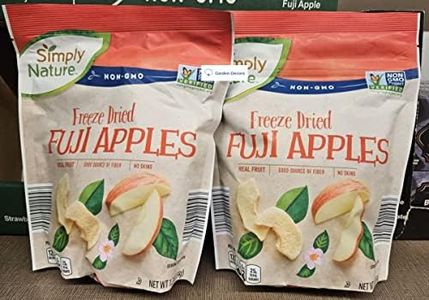 Simply Nature NON-GMO Freeze Dried FUJI Apples 1.2oz 34g (Two Bags)