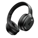 boAt Rockerz 421 (2025 Launch), 40Hrs Battery, Low Latency(40Ms), 40Mm Drivers, Enx Technology, Integrated Controls, V5.4 Bluetooth Headphones, Wireless Over Ear Headphone with Mic (Black Sabre)
