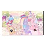 New Mlikemat Playmat Melffy TCG CCG OCG Trading Card Game Mat with Zones + Free Bag (ZD039-584-A)