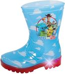 Disney Toy Story Light Up Wellington Boots Blue 10 UK Child