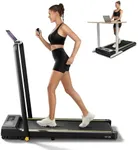 YPOO Folding Treadmill, 300 lb Capa