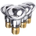 BlueStars 4 Packs R39 E17 25 Watt Reflector Incandescent Replacement Bulb - E39 E17 25 Watt Lava Lamp Bulb - High Output Warm White Dimmable Light 2700K 150lm for Lava Lamps, Glitter Lamps