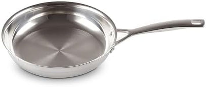 Le Creuset 3-Ply Stainless Steel Uncoated Frying Pan, 24 x 5 cm , Silver, 96200224001100