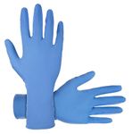 SAS Safety 6607-40 Derma-Max Powder Exam Grade Disposable Nitrile 8 Mil Gloves, Medium, 50 Gloves 1/EA