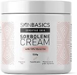 SKIN BASICS Sorbolene Cream with 10% Glycerine Jar 500g - Gentle Soap Free Cleanser - Clinically Tested, Non-Irritating, Hypoallergenic Deep Moisturiser for Dry & Sensitive Skin - Makeup Remover