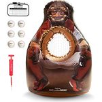 GoSports Inflataman Baseball Toss Challenge - Inflatable Catcher Strike Zone Pitching Baseball Toys