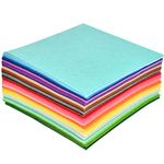 BUYGOO 60Pcs Stiff Felt Fabric Sheets, 12 x 12 inches Assorted Felt Sheets Craft Felt Sheets 1mm Thick for DIY Crafts, Sewing, Crafting Projects