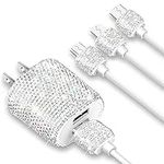 Bling USB Wall Charger with Chargin