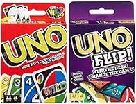 Mattel Uno Original and Uno Flip Ca