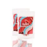 House Of Candy Giant Strawberry Cable- Black Current Flavor Jellies- Cream Filled, Soft Candies - 100gm (Pack of 2)