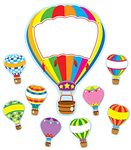 Carson Dellosa Hot Air Balloons Bulletin Board Set, Colorful Cutouts for Name Tags, Desks, Cubbies, Lockers, Organizing Classroom Supplies, Classroom Decor (38 pc)