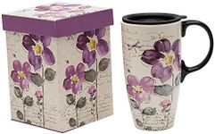 Topadorn Tall Ceramic Travel Mug 17